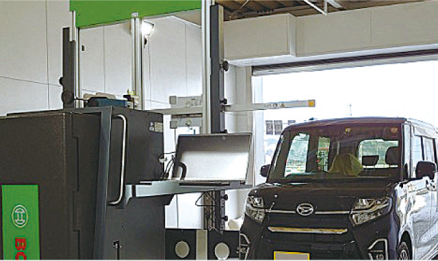 専用機材を正確に配置