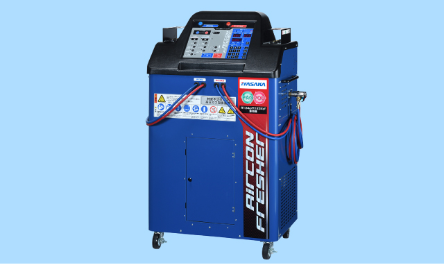 車両からガスを回収して水分・オイルを除去