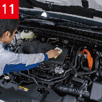 エンジンルームの中