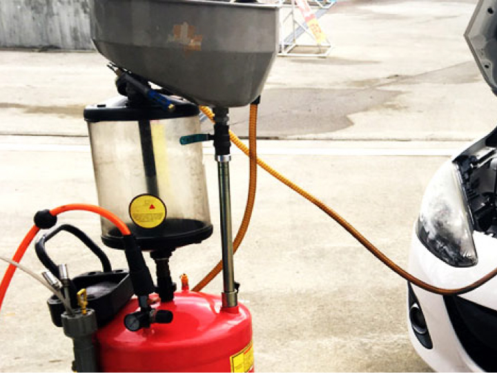 専用機械による上抜き