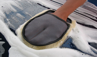 もこもこの泡で守る